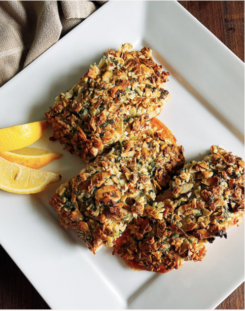 Almond Crusted Salmon by Spoons N Spices - FoodSocial
